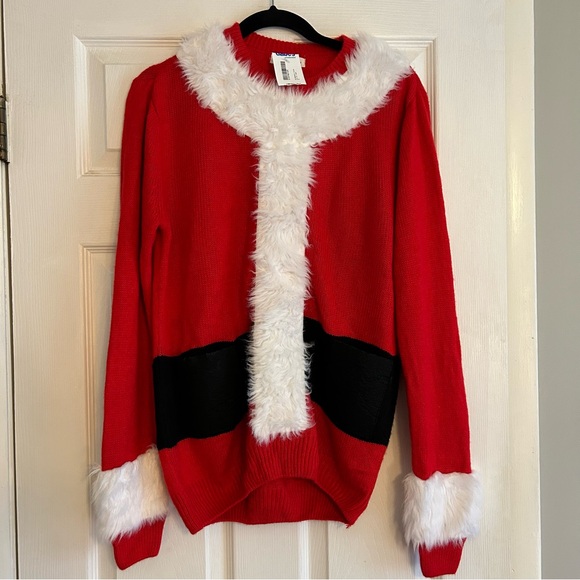 Mik Mesh NWT Women's Santa Sweater size Small - Picture 1 of 9